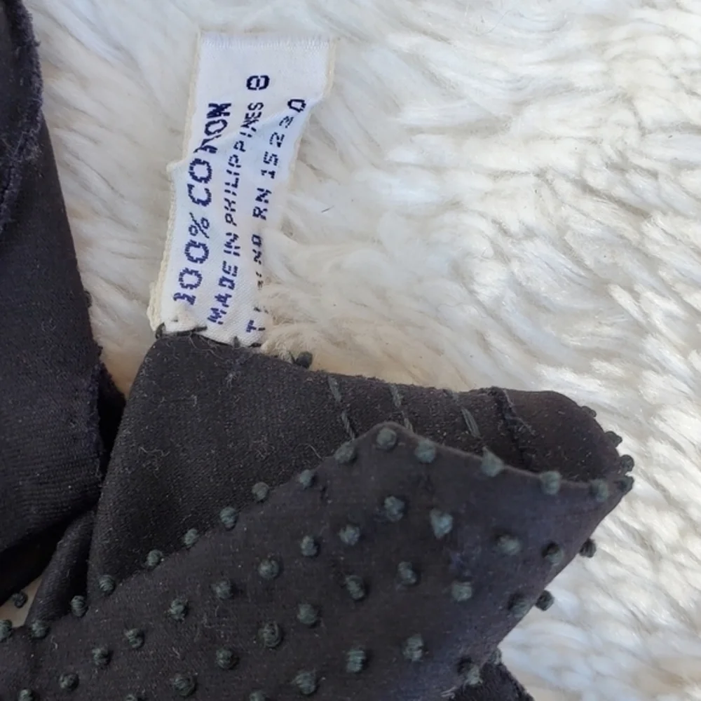 Vintage‎ hand knotted cotton gloves 8